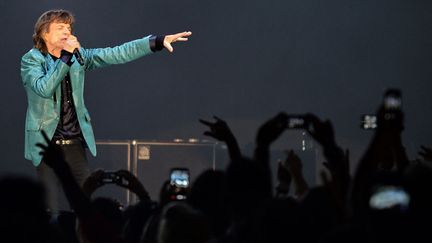 Mick Jagger en concert avec la Rolling Stones à Singapour (15 mars 2014)
 (Roslan Rahman / AFP)