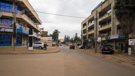 Les rues vides de la capitale rwandaise, Kigali, en plein confinement le 4 avril 2020 (CYRIL NDEGEYA / ANADOLU AGENCY)