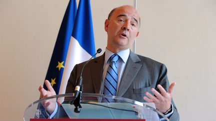 Pierre Moscovici, ministre de l'Economie et des finances, &agrave; Paris, le 26 juillet 2012. (MEHDI FEDOUACH / AFP)