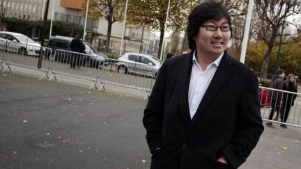 Le s&eacute;nateur d'Europe Ecologie-Les Verts, Jean-Vincent Plac&eacute;, lors du congr&egrave;s du parti, le 30 novembre 2013, &agrave; Caen (Calvados).&nbsp; (CHARLY TRIBALLEAU / AFP)