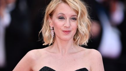 L'actrice française Ludivine Sagnier sur le tapis rouge du festival de Cannes le 15 mai 2019. (MUSTAFA YALCIN / ANADOLU AGENCY / AFP)