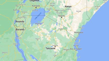 La Tanzanie, pays frontalier du Nigéria. (GOOGLE MAPS)