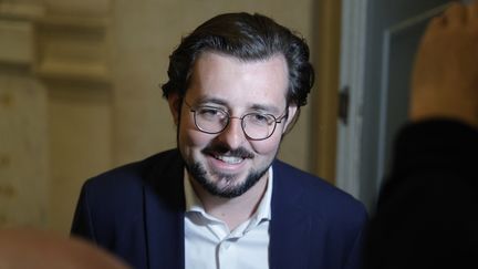 Le député socialiste Philippe Brun, le 10 juin 2024. (GEOFFROY VAN DER HASSELT / AFP)