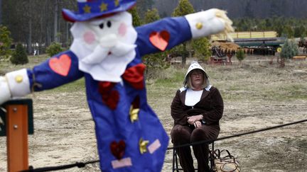 Une supportrice de Mitt Romney, Caroline du Sud, 20 janvier 2012. (JIM YOUNG / REUTERS)