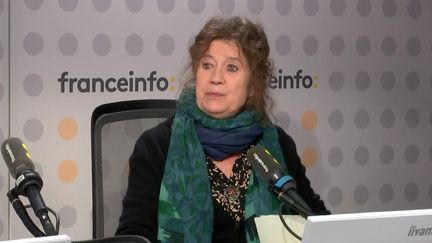 Dominique Simonnot, contrôleuse générale des lieux de privation de liberté (CGLPL), jeudi 26 décembre 2024. (FRANCEINFO / RADIO FRANCE)