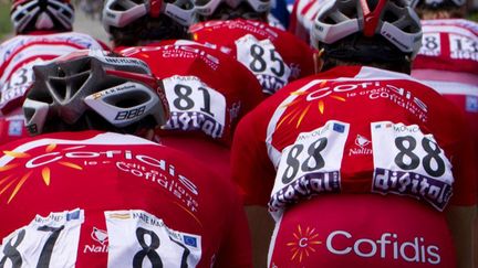 Les Cofidis dans le peloton (JOEL SAGET / AFP)