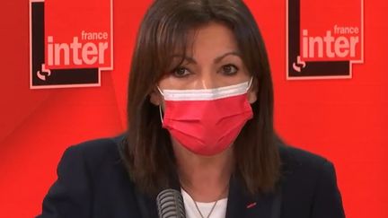 Anne Hidalgo sur France Inter, le 13 janvier 2022. (FRANCEINTER / RADIO FRANCE)