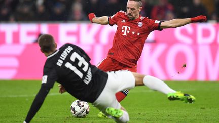 Ribéry buteur face à Leipzig (CHRISTOF STACHE / AFP)