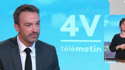 Loïc Signor, porte-parole de Renaissance, était l'invité des "4 Vérités" de France 2, mardi 9 janvier. (France 2)