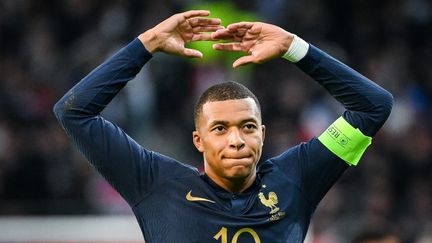 Kylian Mbappé lors de France-Ecosse, le 17 octobre 2023, à Lille. (AFP)