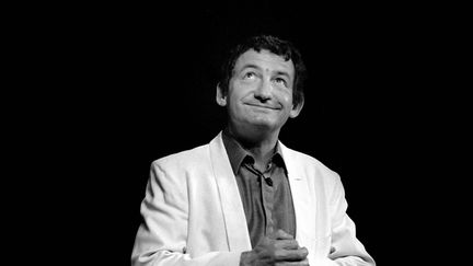 Pierre Desproges au théâtre municipal de Clermont-ferrand. 1986.
 (Bruno Couderc/MAXPPP)