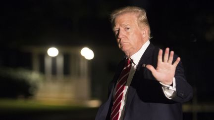 Le président des Etats-Unis, Donald Trump, à la Maison Blanche, le 7 octobre 2017. (SHAWN THEW / DPA/AFP)