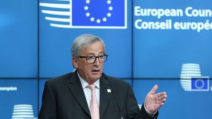 Conférence de presse du président de la Commission européenne, Jean Claude Juncker (AFP/Dursun Aydemir / ANADOLU AGENCY)