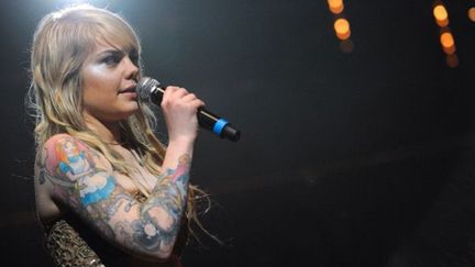 Coeur de Pirate en répétition au Cirque d&#039;Hiver Bouglione à Paris (29/03/2010)
 (AFP / Bertrand Langlois)