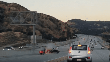 Un accident en Californie