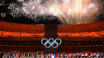 Les Jeux olympiques d'hiver 2022&nbsp;à Pékin officiellement ouverts le vendredi 4 février. (Ben STANSALL / AFP)