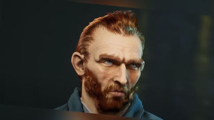 L'avatar de Vincent Van Gogh a été développé par la société Jumbo Mana. (CAPUTURE D'ECRAN YOUTUBE)