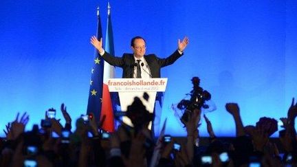 François Hollande à Tulle dimanche 6 mai (PHILIPPE DESMAZES / AFP)