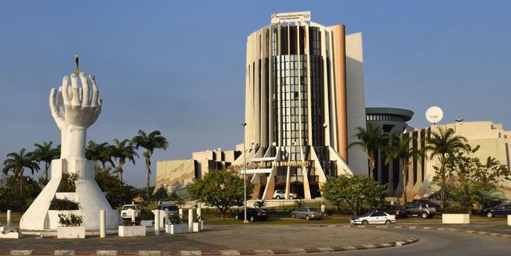 Le ministère du Pétrole à Libreville.  (Photo AFP/Rieger Bertrand)