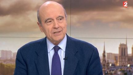 Alain Jupp&eacute;, maire de Bordeaux, sur le plateau du journal de 20 heures de France 2, le 3 f&eacute;vrier 2015. (FRANCE 2 )