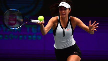 La joueuse française Océane Dodin. (ATTILA KISBENEDEK / AFP)