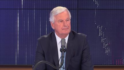 Michel Barnier, ex-négociateur en chef de l'Union européenne pour le Brexit, était l'invité du "8h30 franceinfo", mercredi 11 août 2021. (FRANCEINFO / RADIOFRANCE)