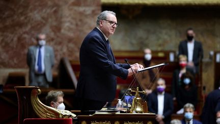 Richard Ferrand, le 11 janvier 2020. (THOMAS COEX / AFP)