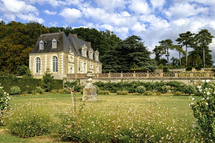 Vue du jardin et chateau de Valmer dans le Val de Loire. (BODY PHILIPPE / HEMIS.FR / AFP)