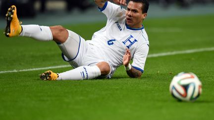 Le milieu de terrain du Honduras Arnold Peralta a été tué par balles (TOSHIFUMI KITAMURA / AFP)