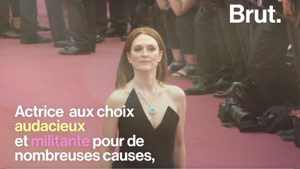 Elle joue une femme mûre et indépendante dans son dernier film "Gloria Bell" dont la sortie est prévue le 1er&nbsp;mai. Voici l'histoire de Julianne Moore. (BRUT)