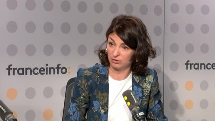 Aurélie Trouvé, députée LFI-NFP de Seine-Saint-Denis et présidente de la commission des Affaires économiques de l'Assemblée nationale, le 5 décembre 2024 sur franceinfo. (FRANCEINFO / RADIO FRANCE)