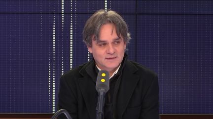 Riss, directeur de la rédaction de "Charlie Hebdo", le 7 janvier 2019. (RADIO FRANCE / FRANCEINFO)