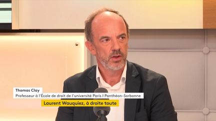 Thomas Clay, invité des informés de franceinfo le 27 août 2018.&nbsp; (RADIO FRANCE)