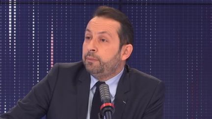 Sébastien Chenu, porte-parole du RN, sur franceinfo le samedi 13 février 2021. (FRANCEINFO / RADIOFRANCE)