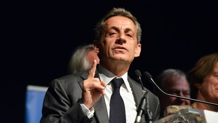 Nicolas Sarkozy, le 10 mars 2016 à Morestel (Isère). (ALLILI / SIPA)