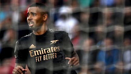 Le Brésilien Gabriel Jesus lors du match nul entre Arsenal et Southampton, le 23 octobre 2022. (BEN STANSALL / AFP)