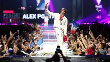 Le paranageur français Alex Portal, au Club France, à Paris, le 4 septembre 2024. (BOUKLA FABIEN / KMSP)