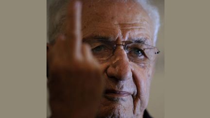 Le doigt d'honneur de Frank Gehry à Oviedo
 (Patrick Hertzog / AFP)