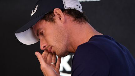 Le tennisman Andy Muray a dit vendredi 11 janvier 2019 à Melbourne (Australie) qu'il comptait prendre sa retraite cette année. (WILLIAM WEST / AFP)