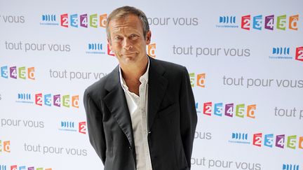 Laurent Bignolas, &nbsp;le 27 août 2009, au siège de France Télévisions à Paris. (MARTIN BUREAU / AFP)