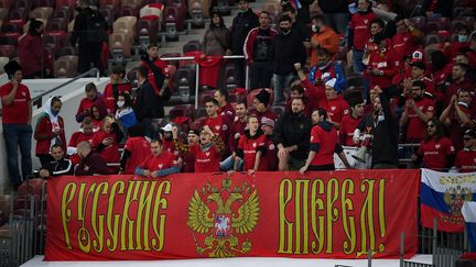 La Russie sera privée de ses supporters lors de ses prochains matchs à domicile, a annoncé la Fifa dimanche. (NATALIA KOLESNIKOVA / AFP)