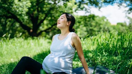 All of the pregnant woman's organs are impacted; pregnancy decouples the activity of these organs.  Normally, their activities are all more or less correlated, coupled.  (Illustration) (D3SIGN / MOMENT RF / GETTY IMAGES)