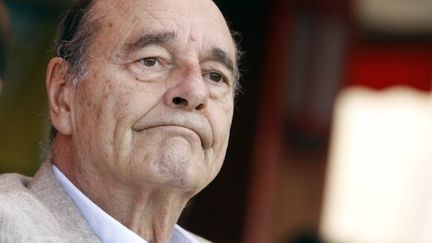 Jacques Chirac à Saint-Tropez le 14 août 2011 (AFP - SEBASTIEN NOGIER)