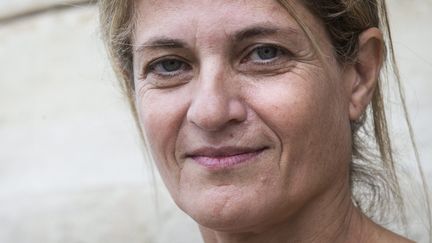 &nbsp; (Nathalie Azoulai, juste après avoir reçu le pirx Médicis le 5 novembre 2015 ©maxPPP)