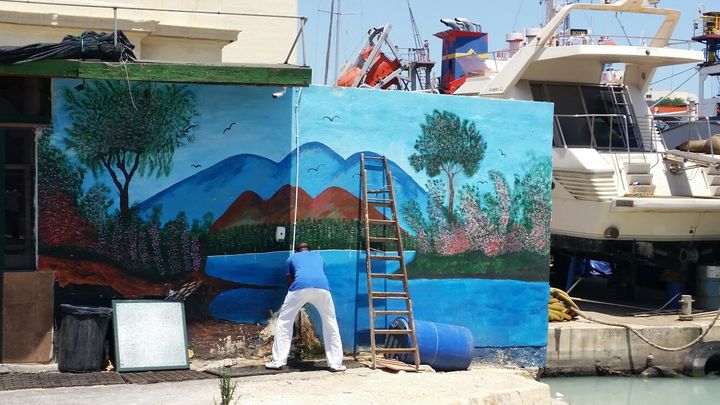 Quartier de&nbsp;quartier de&nbsp;Marca, à La Valette, où arrivent les migrants par bateau. (LAURENT MACCHIETTI / RADIO FRANCE)