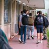 Des lycéens d'un établissement à Valence (Drôme), le 14 juin 2023. (NICOLAS GUYONNET / AFP)