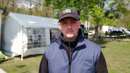 Andriy Turbar, procureur adjoint de Boutcha (Ukraine), lundi 9 mai 2022. (ERIC AUDRA / RADIO FRANCE)