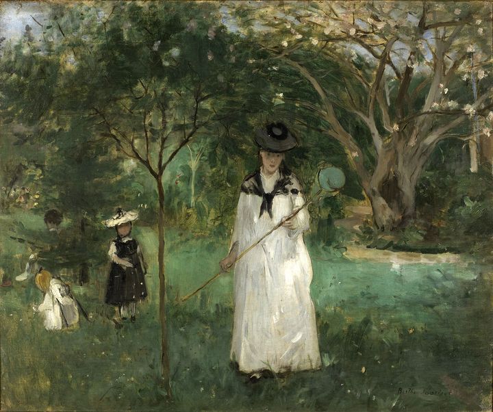 Berthe Morisot, "La Chasse aux papillons", 1874,&nbsp;Paris, musée d’Orsay, donation Etienne Moreau-Nélaton, 1906 (Photo © Musée d’Orsay, Dist. RMN-Grand Palais / Patrice Schmidt)