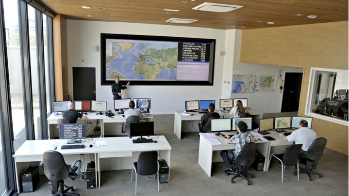 Le centre d'alerte aux Tsunamis (CENALT) situé à Bruyères-le-Châtel près de Paris (CEA/CENALT)