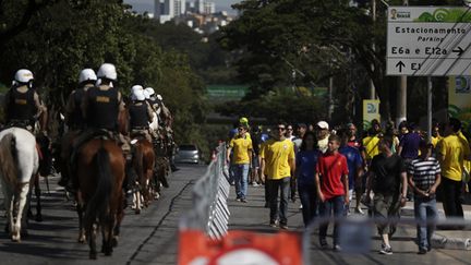 Forces de l'ordre et supporteurs se croisent à Belo Horizonte